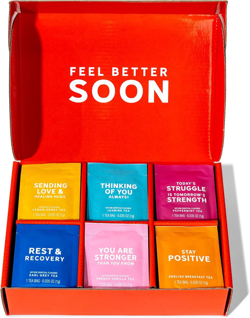 Sending Positive Vibes Get well Tea Gift Set